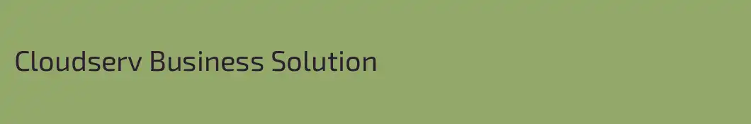 Cloudserv Business Solution 